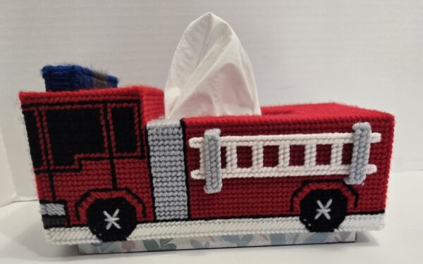 Fire Truck Kleenex Box Cover