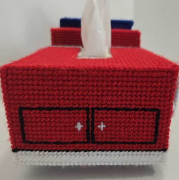 Fire Truck Kleenex Box Cover - Image 3