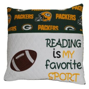 Green Bay Reading Pillow
