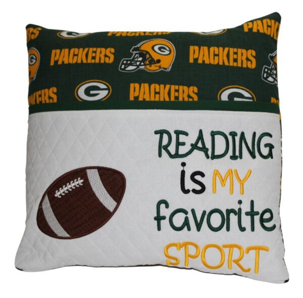 Green Bay Reading Pillow