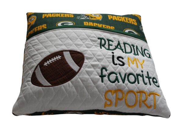 Green Bay Reading Pillow - Image 4
