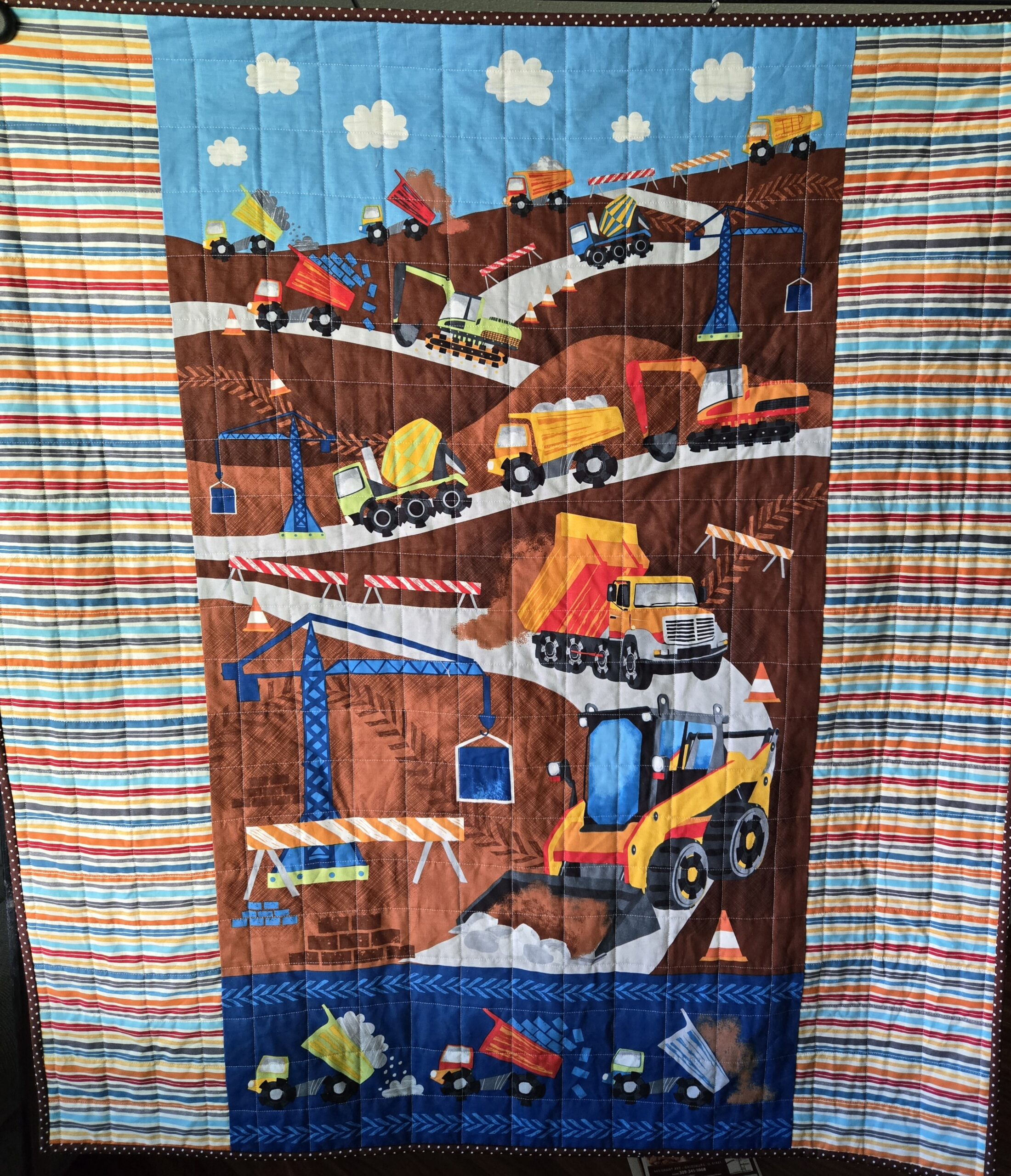 Construction Baby Quilt